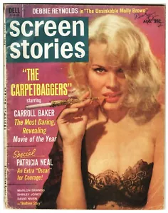 REVISTA SCREEN STORIE VINTAGE (agosto 1964) Carroll Baker Marlon BRANDO - Imagen 1 de 1