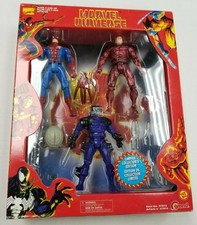 Marvel Battle Ravaged Spider-Man Wolverine Spy Carnage Unleashed figure Toy Biz 