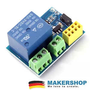 ESP-01 01S WIFI WLAN Relais Board Erweiterung Shield Arduino ESP8266 - Bild 1 von 4