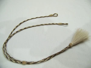 Rosshaar Westernhut Stampede Kinnriemen - Handarbeit OOAK - Neato! - Bild 1 von 7