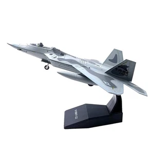 1:100 Diecast F 22 Raptor Flugzeug Airline Flugzeugmodell Display - Bild 1 von 7