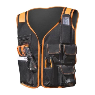 Sturdy and Practical Work Vest Tool Vest Jacket Multi Pockets Ergonomic Design - Image 1 of 4