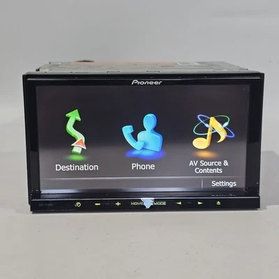 Pioneer AVIC-Z140BH 7.0” Touchscreen Double Din With Harness TESTED WORKING - Image 1 of 4