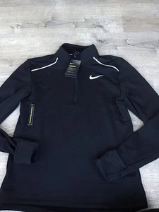 Nike Running Therma Fit Element Repel 1/4 Zip sportlich schwarz Herren Größe M DM117 - Bild 1 von 9