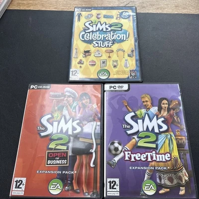 The Sims 2 PC Expansion Packs - Celebration, Open for Business and Freetime.  - Image 1 of 4