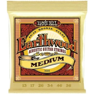 Ernie Ball Earthwood 80/20 Bronze Medium 13-56  Acoustic Guitar Strings 2002 - Picture 1 of 8