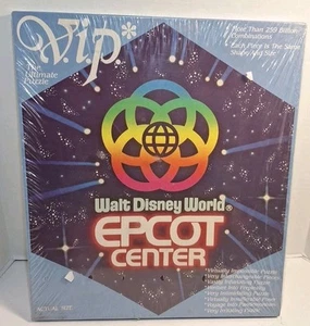 1982 Disney World EPCOT Center VIP Ultimate PUZZLE Hexagon Shape Original Logo - Picture 1 of 9
