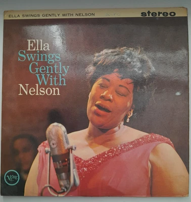 Ella Fitzgerald – Ella Swings Gently With Nelson - LP - Verve - Stereo - VG - Image 1 of 4