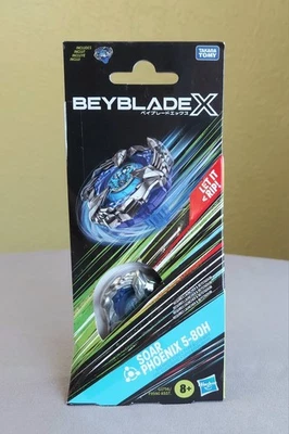 Hasbro Beyblade x Soar Phoenix Wing 5-80H Mold 3 Blue Hexa Bit - Image 1 of 4
