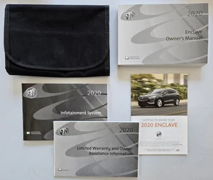 OEM Original 2020 Buick Enclave Owners Manual with Supplement & Holder - Picture 1 of 7