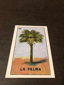NEUE UNBESPIELTE KUNST 4 X 6 POSTKARTE - LA PALMA # 51 A - MEXIKANISCHE LOTERIEN - Bild 1 von 2