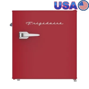 Retro Mini Fridge W/ Bottle Opener Energy Efficient Compact Refrigerator Office - Picture 1 of 14