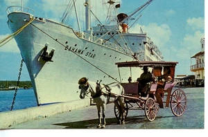 UNITED  STATES  -  LARGE CRUISE SHIP, BAHAMA STAR -  PC221 - Picture 1 of 2