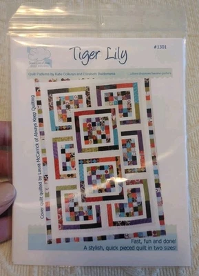 Seams Like a Dream Quilt Pattern #1301 Tiger Lily Two Sizes New  - Image 1 of 2