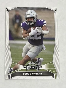 2023 Leaf Draft Football #21 - Deuce Vaughn - Kansas State Wildcats - Picture 1 of 2