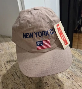 Neu! New York City NYC USA Kappe Verstellbare bestickte amerikanische Flagge Patriotisch - Bild 1 von 8