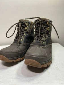 Botas para mujer L.L.Bean de cuero con cordones y agarre ártico Storm Chaser talla 7 medianas - Imagen 1 de 22