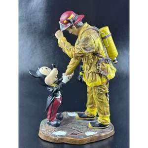 Disney Mickey Mouse Firefighter Figurine by Charles Boyer–Disneyland Resin - Picture 1 of 10
