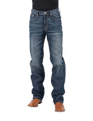 Stetson Western Jeans Men Bootcut Button Dark Wash 11-004-1520-4065 BU - Image 1 of 3