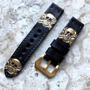 Correa acentuada calavera X huesos en relieve para Google Pixel Watch 3 45 mm -A22 - Imagen 1 de 10
