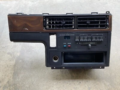 90-93 1993 FORD THUNDERBIRD COUGAR CLIMATE CONTROLS DASH BEZEL WOODGRAIN - Image 1 of 4