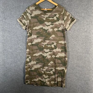 Sonoma Dress Womens Large Brown Green T-Shirt Camo Camouflage Ladies Z176 - Picture 1 of 11