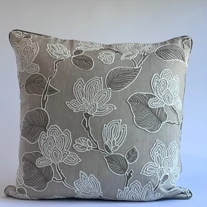 Designer fabric Okha Throw Pillow Cover 22 x 22 NWT - Picture 1 of 7