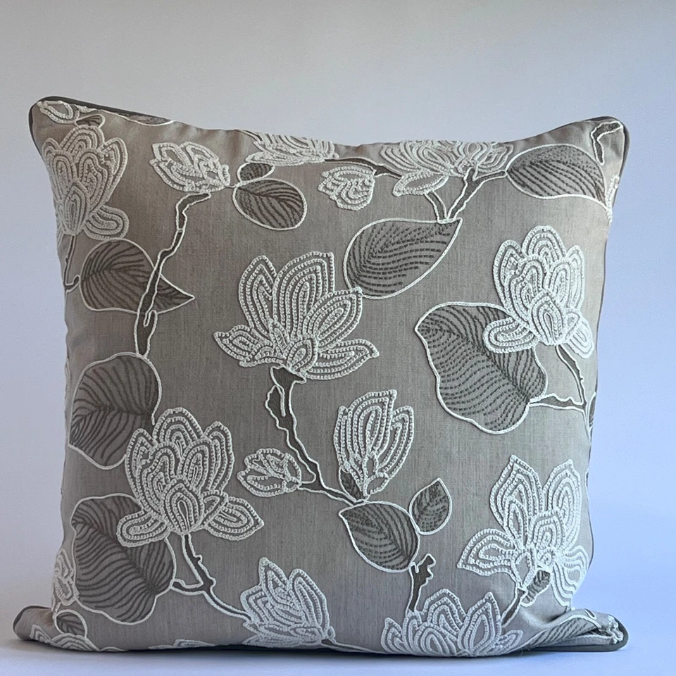 Designer fabric Okha Throw Pillow Cover  22 x 22 NWT - Image 1 of 4