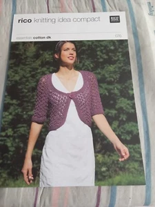 KNITTING PATTERN ---LADY'S BOLERO--LACY STITCH--CLOSE FITTING - Picture 1 of 1