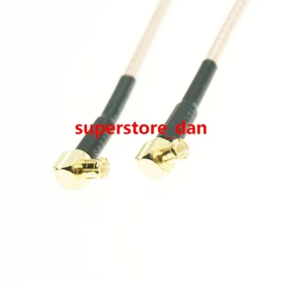 4/6/8/20inch MCX Male Right Angle to MCX Male RA RF RG316 jumper cable Pigtail - Image 1 of 3
