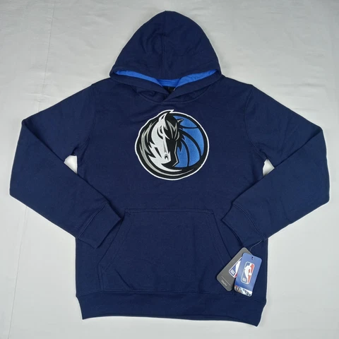 Dallas Mavericks Hoodie Sweatshirt Blue NBA Basketball Youth Size 14/16 Large Cover