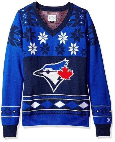 Too Cute! New Toronto Blue Jays Women's Ugly Christmas Sweater Size M ______S100 Cover