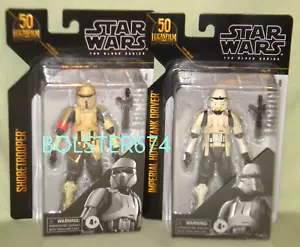 SHORETROOPER & IMPERIAL HOVERTANK PILOT Black Series Archive 6" Star Wars - Picture 1 of 22