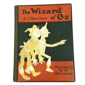 The New Wizard Of Oz Hardcover L. Frank Baum Bobbs-Merrill/Color Plates (1903) - Picture 1 of 14