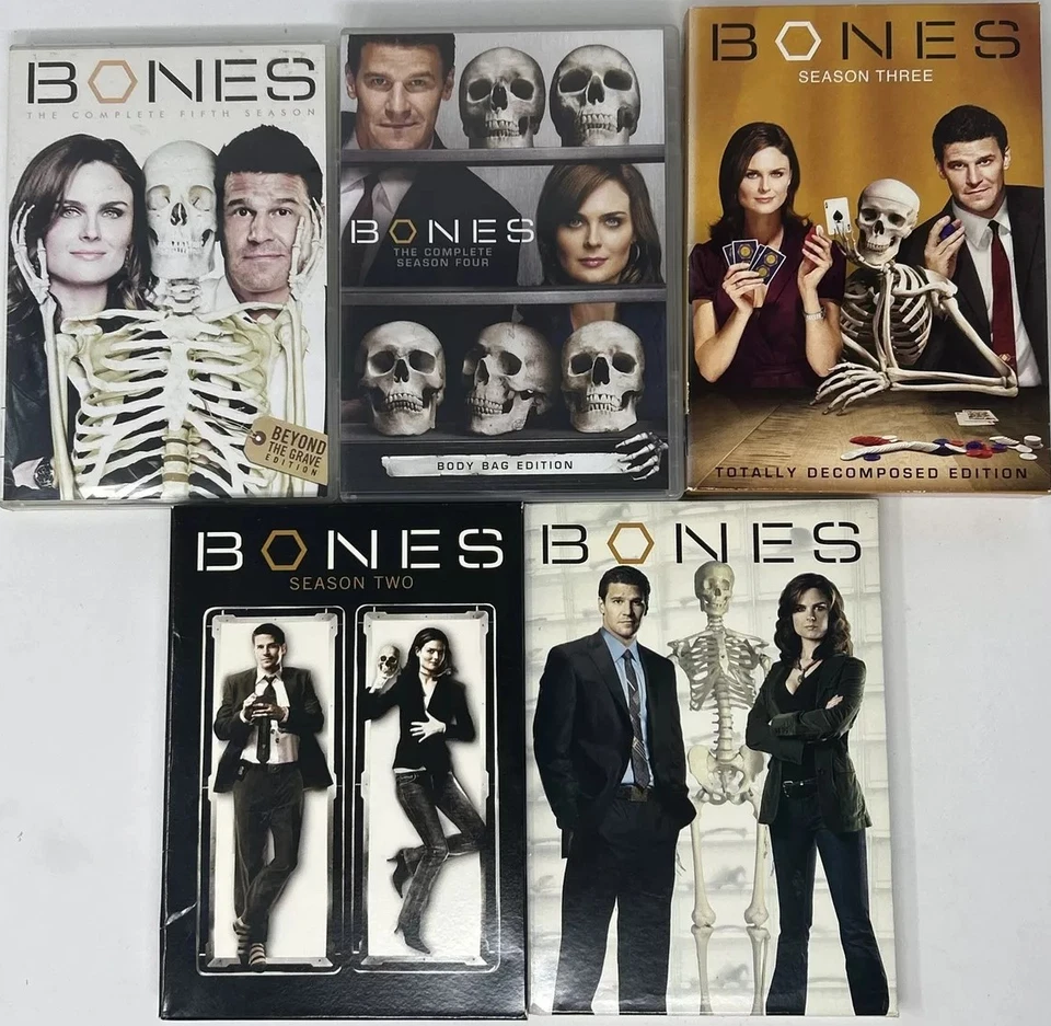 Bones TV Series Seasons 1-5 DVD Collection BRAND NEW - Image 1 of 1