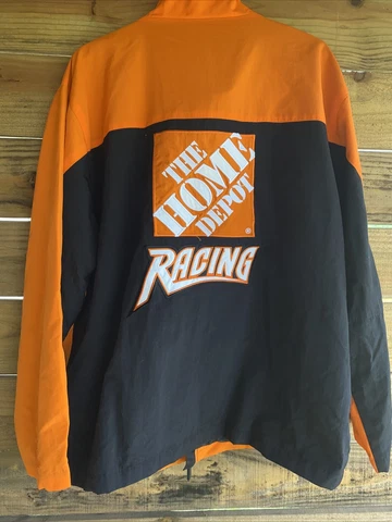 VTG Tony Stewart Racing Jacket Home Depot #20 NASCAR Chase Authentics Mens Large Cover