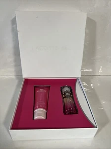 Lacoste Touch Of Pink Gift Set No Outer Sleeve Storage Marks To Box - Picture 1 of 5