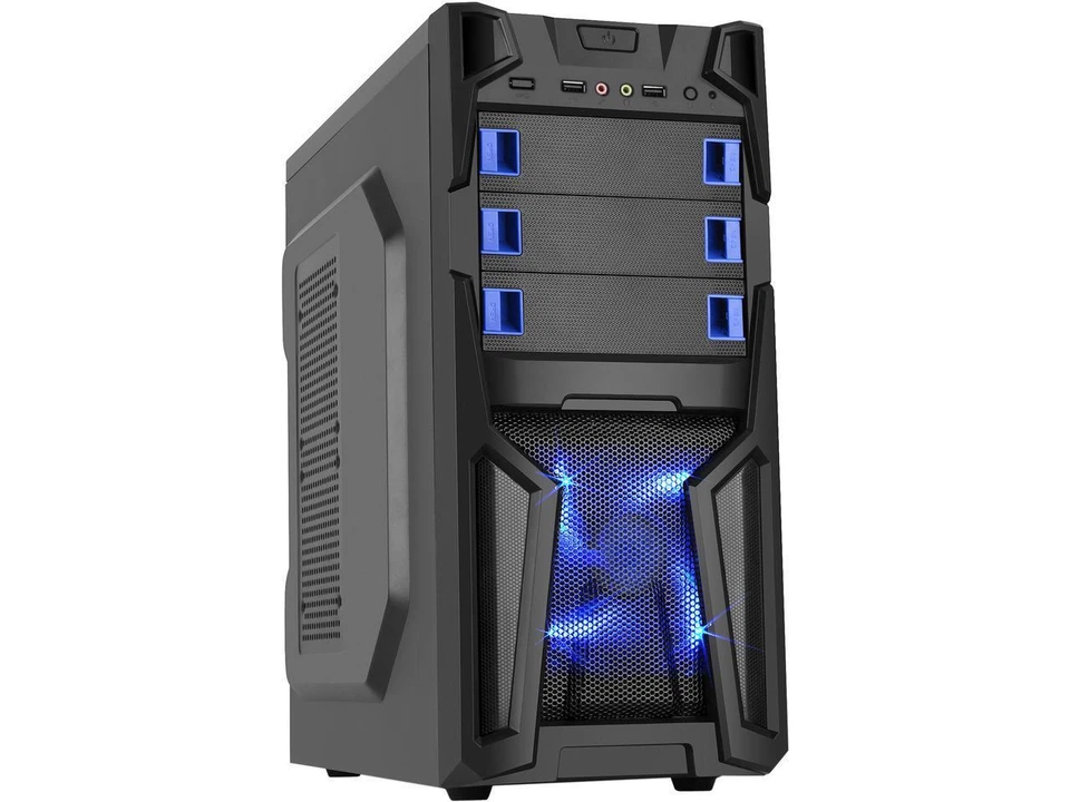 Custom Built Gaming PC 8GB DDR4 AMD Gaming Desktop PC Computer Tower Ryzen SSD - Image 1 of 4