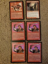 6 Mtg Mn/Lp Red 4x Enraging Licid/ Defender Of Chaos/ Erdwal Ripper