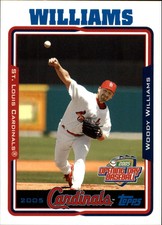 2005 Topps Opening Day St. Louis Cardinals Baseball Card #65 Woody Williams