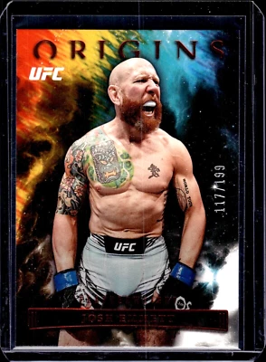2023 Panini Chronicles UFC Origins Josh Emmett /199 Red Foil - Image 1 of 2