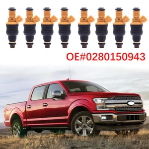 Juego de 8 inyectores de combustible de flujo igual a 0280150943 para Ford F150 4.6 5.0 5.4 5.8 - Imagen 1 de 12