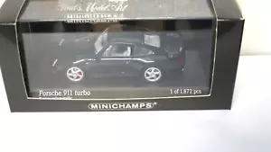 1/43 MINICHAMPS PORSCHE 911 TURBO 1995 FIR GREEN METALLIC LTD ED #430 069202 - Picture 1 of 4