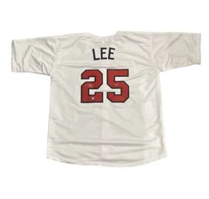 Derrek Lee Signed USA WBC Custom Jersey w/ USA! Beckett Witness BAS COA - Picture 1 of 3