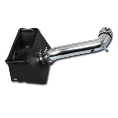 BLACK COLD AIR INTAKE HEAT SHIELD for 02-08 Dodge Ram 1500/2500 4.7L 5.7L V8 US - Image 1 of 4