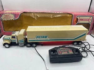 Vintage ABC Toys Super Hauler Remote Control Petro Semi Truck 1984 & Box - Picture 1 of 22