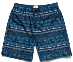 NWT Surfside Supply Men's Swim shorts bathing suit Blue beach theme - XXL - Picture 1 of 1