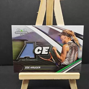 2024 Topps Grafito Tenis As Reliquias Zoe Kruger #AR-ZKR 10/10 Evento-Usado - Imagen 1 de 2