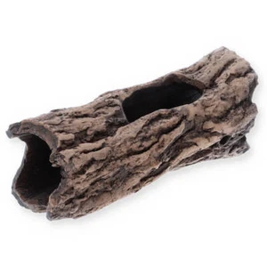 Aquarium Terrarium Deko Reptilien Ast Laich Ablaich Höhle Röhre Fisch Wels Ton - Bild 1 von 7