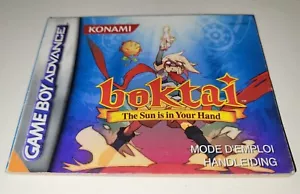 Notice - Nintendo Game Boy Advance - Boktai The Sun Is In Your Hand - FAH - Foto 1 di 3